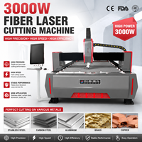 Machine de découpe laser à fibre 3000W, découpeuse CNC haute vitesse pour acier inoxydable, fer, aluminium