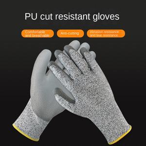 قفازات مقاومة للقطع من الدرجة 5 من البولي يوريثينك بطول الأوبرا سميكة مقاومة للانزلاق قفازات عمل للخضروات والمأكولات البحرية للعمل - Product Image 3