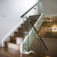 Nouveau design Balustrade en verre Main courante Accessoires Garde-corps en verre Support en verre en acier inoxydable
