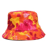 Chapeau Bob Réversible Anti-UV Broderie 3D Polyester/Coton Décontracté Grande Taille Unisexe