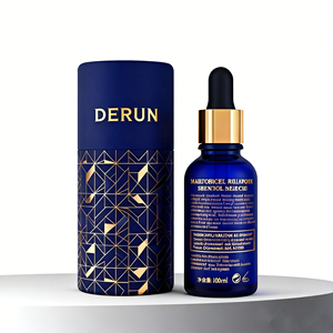 En stock, flacon bleu essentiel de 15 ml, flacon pharmaceutique avec compte-gouttes personnalisé pour huile essentielle, sérum pour la peau, produits chimiques, parfum - Product Image 2