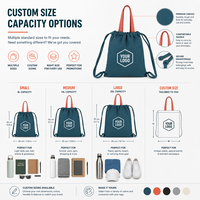 Sac fourre-tout en toile robuste et lavable avec logo personnalisé, poignées en sangle, idéal pour les événements promotionnels aux États-Unis et les clubs sportifs