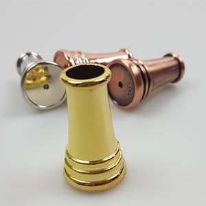 Mini <span class=keywords><strong>metallo</strong></span> solido <span class=keywords><strong>Vintage</strong></span> rotondo inserzione Stand da scrivania Top piuma penna penna supporto per penna piuma - Product Image 3