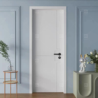 Porte intérieure moderne en bois avec peinture blanche 2024 Nouvelle porte design