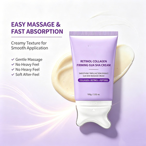 Crema de Masaje Reafirmante con Retinol y Colágeno, 100g, con Masajeador Incorporado, Efecto Lifting, Antiarrugas, Iluminadora, para Esculpir el Rostro - Product Image 6