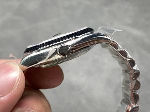 Meilleure qualité étanche mécanique 40mm KF usine 904l acier 2836 mouvement 228239 poids 215g montre romaine vert olive - Product Image 3