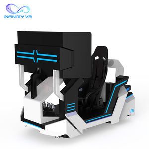 Plataforma de Movimiento 4DOF, <span class=keywords><strong>Simulador</strong></span> de Carreras de Coches VR, Máquina de Arcade con Pantalla Triple, <span class=keywords><strong>Simulador</strong></span> de Carreras Dinámico Hidráulico para Centro de Juegos - Product Image 4