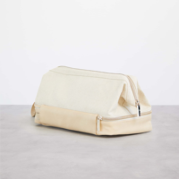 Trousse de Maquillage Portable Esthétique à Motif Fraise Charmant, Boîte de Rangement Beauté Robuste à Double Fermeture Éclair, Imperméable