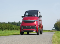 Voiture à cabine électrique certifiée CEE | Mini EV à quatre roues pour le transport personnel