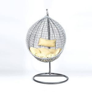 Modern Outdoor <b>Garden</b> Rattan Wicker <b>Egg</b> <b>Chair</b> Hanging Swing for Courtyard Bedroom Hotel or Park Versatile Outdoor Furniture - Product Image 1