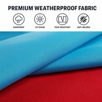 Tissu Oxford 100% nylon enduit PU, résistant à l'abrasion et imperméable 420D, pour housses de vélo, housses de machines et housses de piscine