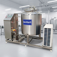 Réservoir de fermentation industriel 100L 150L 200L 300L 500 litres Refroidisseur Pasteurisateur 3 en 1 Machine de pasteurisation du yaourt et du lait