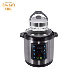 Ewant 10L hogar de alta potencia olla a presión eléctrica multifuncional freidora de aire eléctrica sin aceite Cocina eléctrica de gran capacidad - Product Image 1
