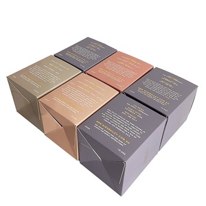 Caja de velas de cera de arena premium con logo impreso personalizado, envases de lujo para velas, embalaje para pequeños negocios - Product Image 2
