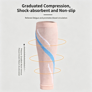 Custom High Quality Sports Leg Sleeves <b>Socks</b> Compression <b>Socks</b> Custom Breathable <b>Moisture</b> Wicking Pressure Recovery Sports <b>Socks</b> - Product Image 2
