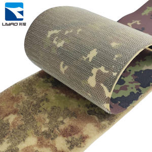 Motivo personalizzato cucito su Nylon Velcroes Camo Colors Hook And Loop per uniforme