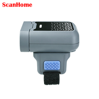 Pemindai Cincin Nirkabel Bluetooth SH-2600, Mudah Dibawa, Antarmuka USB, Dapat Dipakai di Jari, Responsif, Produk ScanHome Tersedia