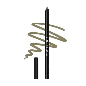 Oem Vegan Private Label Black Cosmetics Smudge Proof Cream Eyeliner Pen Long Lasting Waterproof Eyeliner Gel