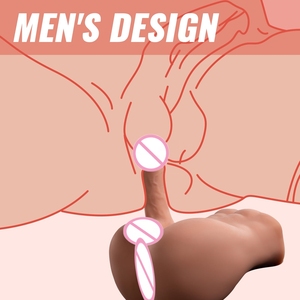 Мужская секс-кукла для женщин с 7,1in Телескопический огромный фаллоимитатор секс-куклы для мужчин с плотным анальным мастурбатором секс-игрушка для гей-пары - Product Image 2