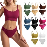 Vente flash : Ensemble de soutien-gorge sans couture pour femmes, minimisant la poitrine, confortable, fin, camisole, bralette pour dormir et au quotidien