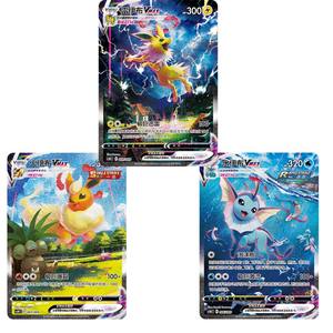 <span class=keywords><strong>Cartes</strong></span> à collectionner <span class=keywords><strong>Pokémon</strong></span> PTCG en chinois simplifié, Eevee <span class=keywords><strong>VMAX</strong></span> Eau/Électrique/Feu, Coffret cadeau avancé 6.0, Grand format, Dessiné à la main, Authentique - Product Image 6
