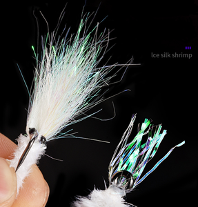 4-16 # appât à insectes, crevette blanche, <span class=keywords><strong>nymphe</strong></span>, mouche, meilleure pêche en eau salée, eau douce, mouches pour bar, saumon, truite - Product Image 3