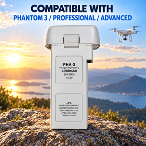 Batteria di Ricambio per Drone PHA-3 15.2V 4980mAh per DJI Phantom 3 Professional Advanced Intelligent Flight, Vendita all'Ingrosso - Product Image 1