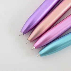 Bolígrafos romocionales de cristal para la escuela y la Oficina, regalo de venta, 0,7mm
