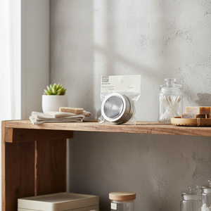 Produit de paniers en métal à boîtier rond en aluminium ouvert 80g - Product Image 3