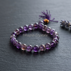 Colgante de Amatista Tallada en Forma de Círculo Pulido con Temática de Amor, Set de Reiki en Oferta - Product Image 2
