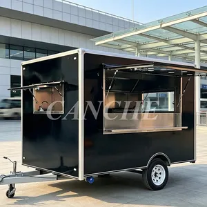 Cuisine mobile entièrement équipée, chariot de vente ambulante de glaces et de café, remorque alimentaire mobile pour l'Europe - Product Image 1