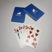 Cartes de poker en plastique personnalisées de haute qualité, 32 cartes/54 cartes, logo personnalisé, PVC imperméable, cartes en plastique pour l'Arabie Saoudite, le Koweït et le Qatar