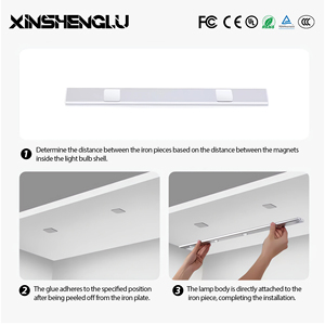 Lumière LED rechargeable à détecteur de mouvement PIR, fixation magnétique, pour armoire, placard, escalier, 3500K, moderne, charge USB-C - Product Image 4