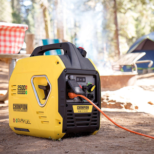Máy phát điện mini chạy xăng LPG 2023 USA Champion Emergency 2kVA 2000w, công nghệ <span class=keywords><strong>Inverter</strong></span> siêu êm, dòng điện 240V, sử dụng được gas propane, 12v 220v - Product Image 3