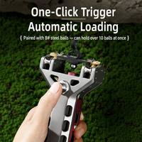 Slingshot d'extérieur robuste avec cadre renforcé 14+ pour activités de chasse et de tir intenses - Tirachinas