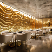 Turquie rétro restaurant meubles moderne hôtel salle à manger table en bois et ensemble de chaises