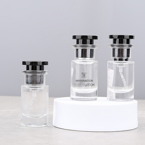 Portable 15ml <b>Perfume</b> Refillable Bottle Glass Spray Bottle Travel Size Refillable Atomizer Press Pump Design - Product Image 2