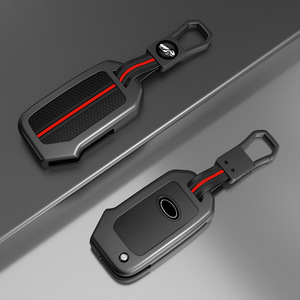 Housse de clé pour <span class=keywords><strong>Kia</strong></span> Forte Xls <span class=keywords><strong>Soul</strong></span> <span class=keywords><strong>LX</strong></span> K5 <span class=keywords><strong>Soul</strong></span> Sorento Cerato NIRO, étui de protection pour clé, porte-clés de voiture pour clé pliable - Product Image 6