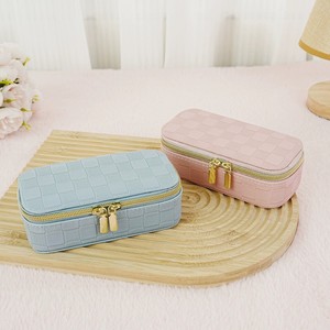 Sac de rangement multifonctionnel EVERWIN pour bijoux, boîte à bijoux en cuir PU de luxe, utilisable pour bagues, boucles d'oreilles, colliers, bracelets - Product Image 3