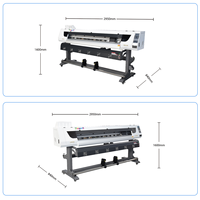 Impresora de Inyección de Tinta Eco-Solvente de Sublimación Térmica Senchro de Alta Calidad de 1.8m, Cabezal de Impresión XP600/I3200, 4 Pasadas, 23/h, 1440x2880
