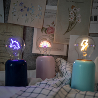 Kunden spezifische antike High-End-Liebe Herz Baum Schnee Mini Bar dekorative Tisch lampe