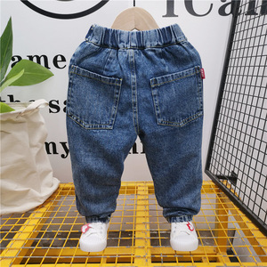 High Quality Children Boys Fashion Solid Jeans of <b>Denim</b> <b>Material</b> and Jeans Product for Kids Wearing - Product Image 4