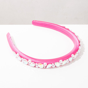 New Multicolor Pearl Rhinestone Headband <strong>Alice</strong> <strong>Band</strong> Jeweled <strong>Hair</strong> Hoop Embellished <strong>Hair</strong> <strong>Band</strong> for Women Party Wedding - Product Image 6