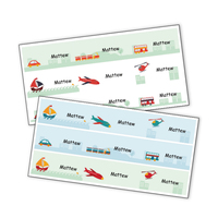 Autocollants nominatifs imperméables personnalisables, étiquettes autocollantes pour sacs d'école, livres et fournitures scolaires