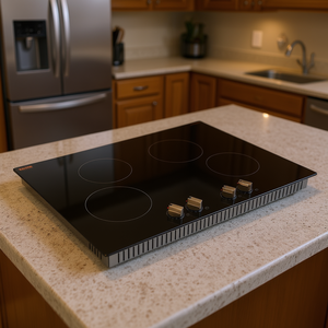 Placa de Inducción Vevor de 4 Quemadores, 6600W, Superficie de Cerámica, Control por Perillas, Horno de Encimera - Product Image 2