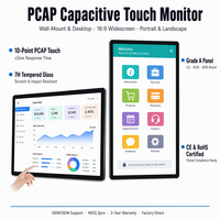 21.5 23.8 27 pouces écran plat interactif écran tactile moniteur capacitif LCD écran tactile