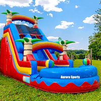 Nouvelle conception, utilisation commerciale, toboggans aquatiques gonflables pour enfants et adultes, toboggan extérieur en PVC pour enfants et adultes