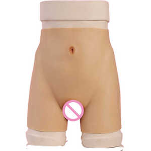 Bragas de silicona cadera culo pene ocultar Vagina falsa pantalones transgénero travesti Cosplay Sissy - Product Image 5