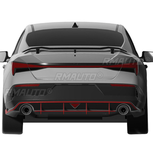 สำหรับ Hyundai Elantra N 2024-2025 ชุดแต่งกันชนหลัง ลิปสปลิตเตอร์ ดิฟฟิวเซอร์ ชุดแต่งตัวถังรถยนต์ ฝาครอบป้องกันกันชน อุปกรณ์ตกแต่งรถยนต์ - Product Image 3