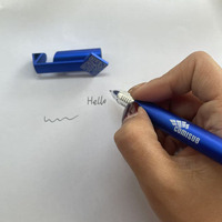 Stylo multifonction tactile avec support de téléphone portable et code QR, personnalisable avec logo, faible MOQ, pour publicité, stylo bille avec code QR